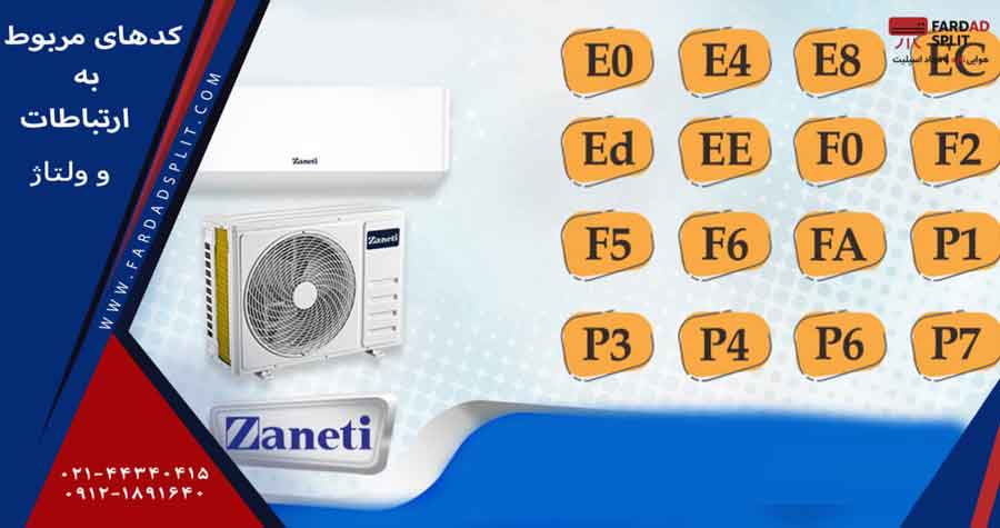 کدهای مربوط به ارتباطات و ولتاژ